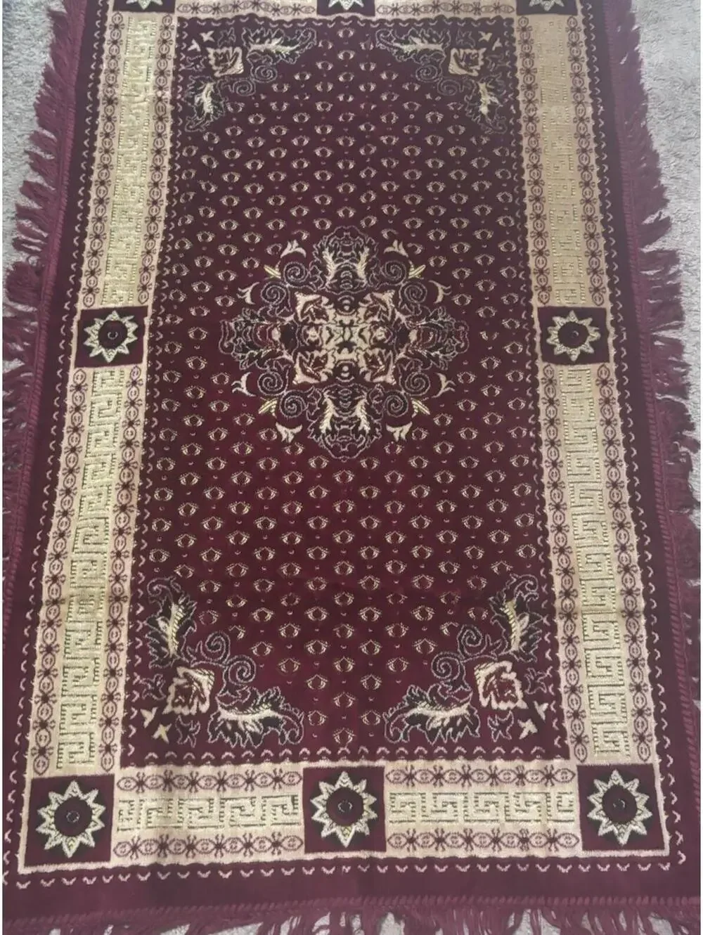 Isik Kadife Turkish Rug Velvet Carpet 4.5’x 2.5’ Beautiful EUC Rare Find